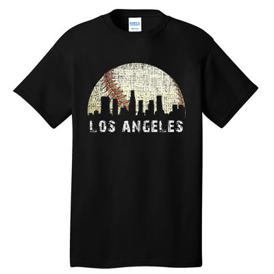 Los Angeles Vintage Baseball Game Day Tall T-Shirt