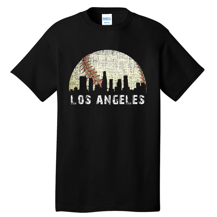 Los Angeles Vintage Baseball Game Day Tall T-Shirt