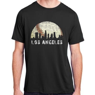 Los Angeles Vintage Baseball Game Day Adult ChromaSoft Performance T-Shirt