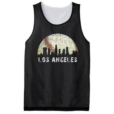 Los Angeles Vintage Baseball Game Day Mesh Reversible Basketball Jersey Tank