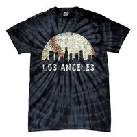 Los Angeles Vintage Baseball Game Day Tie-Dye T-Shirt