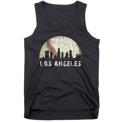 Los Angeles Vintage Baseball Game Day Tank Top