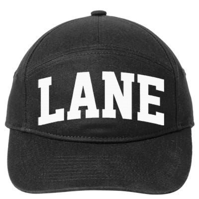 Lane Arch Vintage College Athletic Sport 7-Panel Snapback Hat