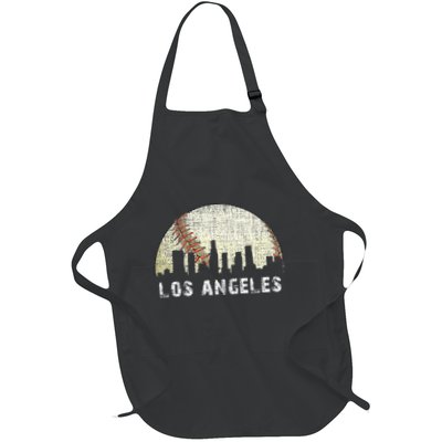Los Angeles Vintage Baseball Distressed Gameday Retro Apron