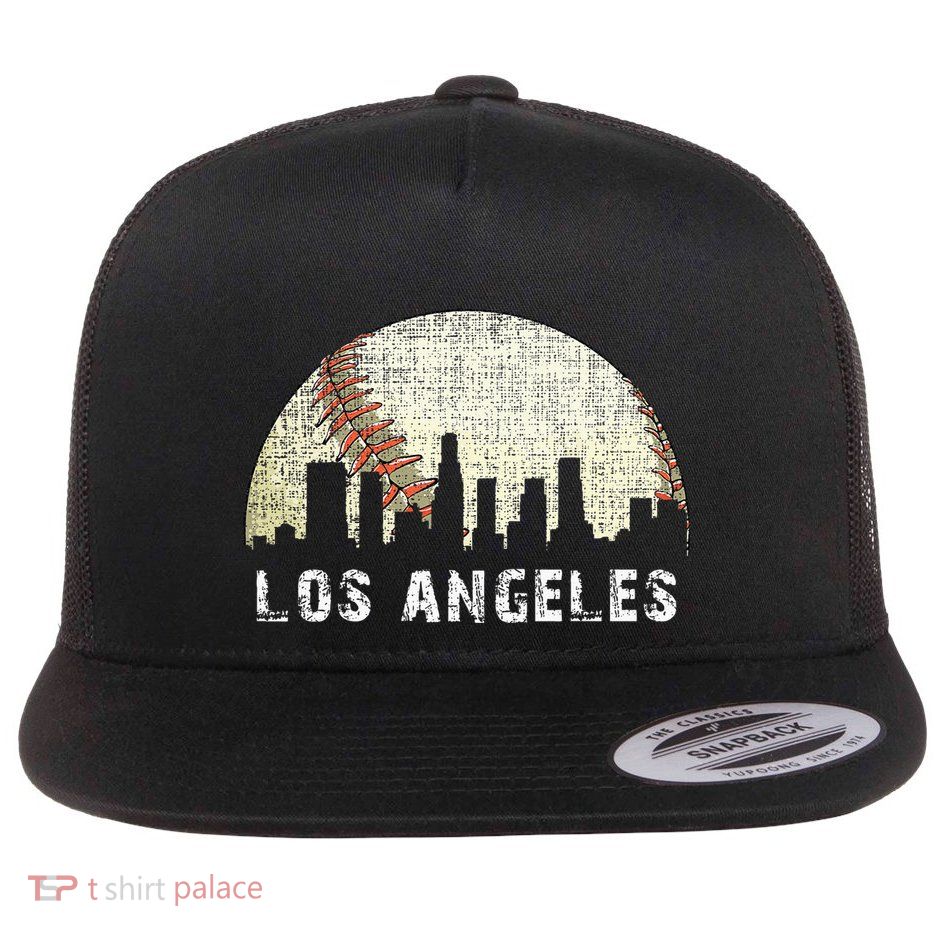 Los Angeles Vintage Baseball Distressed Gameday Retro Flatbill Hat