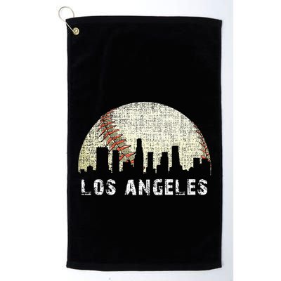 Los Angeles Vintage Baseball Distressed Gameday Retro Golf Towel