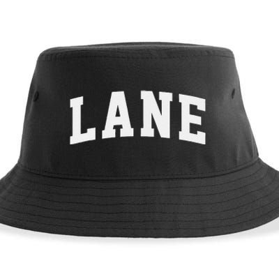 Lane Arch Vintage College Athletic Sport Sustainable Bucket Hat