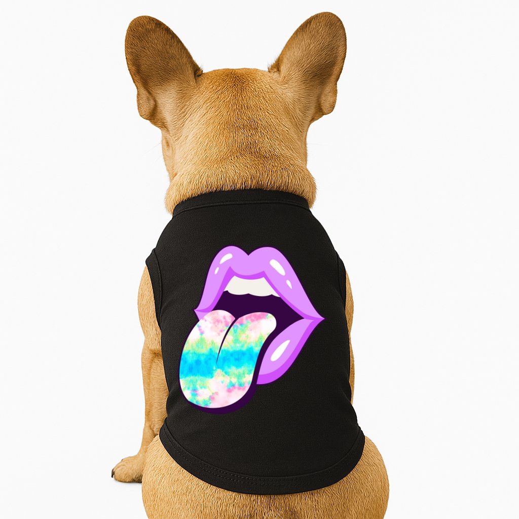 Lavender Lips Doggie Tank