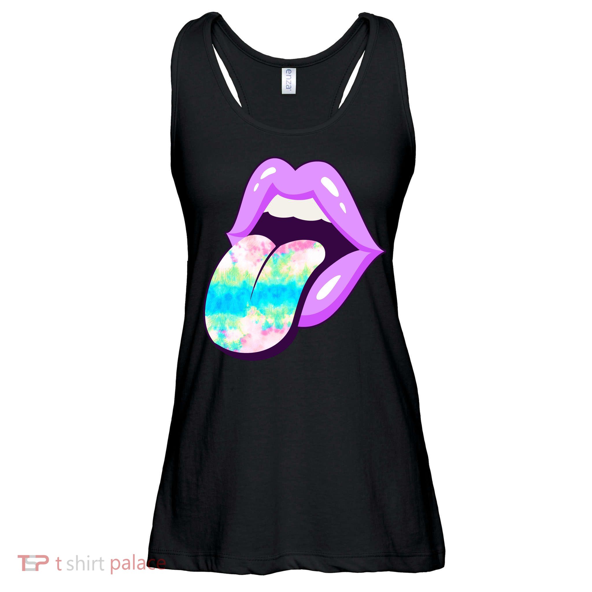 Lavender Lips Ladies Essential Flowy Tank