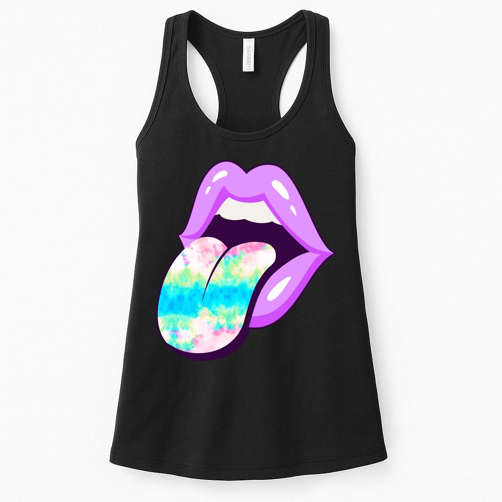 Lavender Lips Womens Tank Top