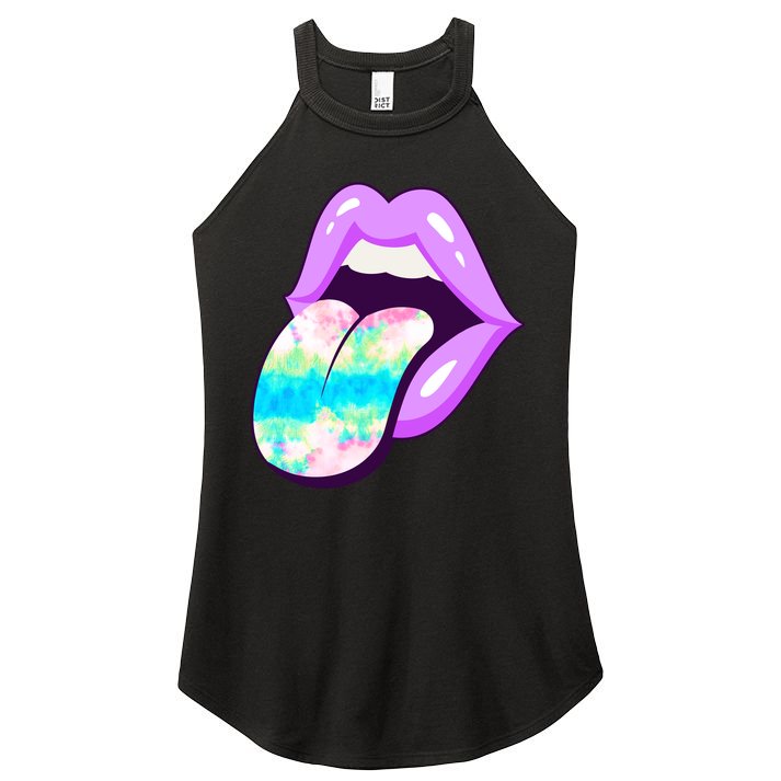 Lavender Lips Women's Perfect Tri Rocker Tank