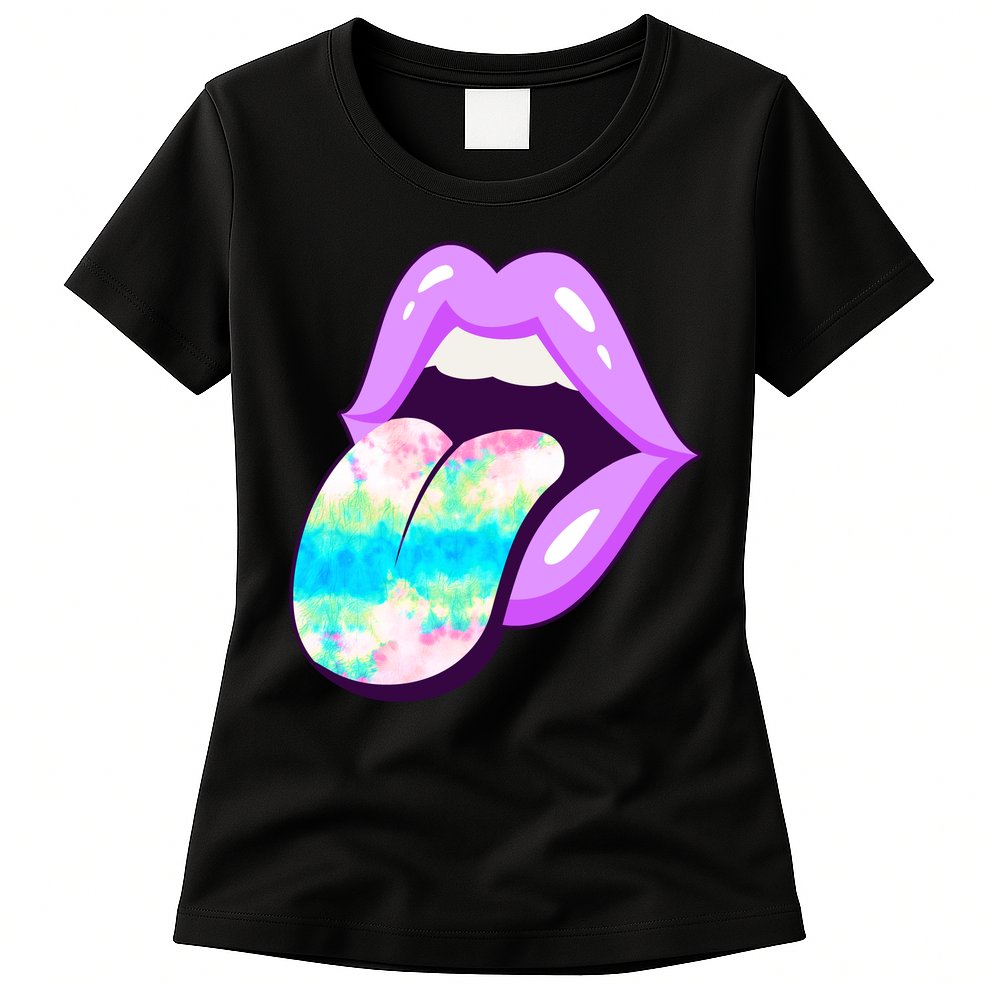 Lavender Lips Womens T-Shirt