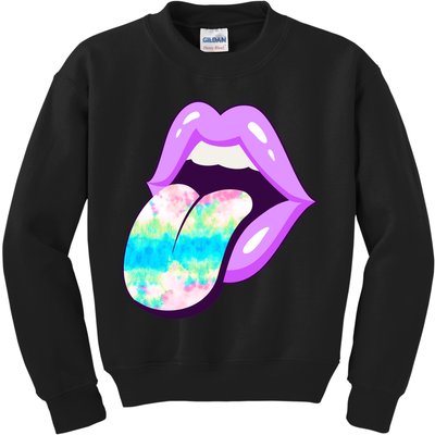 Lavender Lips Kids Sweatshirt