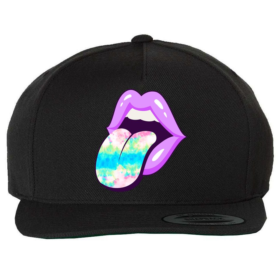 Lavender Lips Wool Snapback Cap