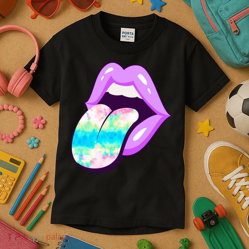 Lavender Lips Kids T-Shirt