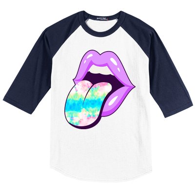 Lavender Lips Baseball Sleeve Shirt