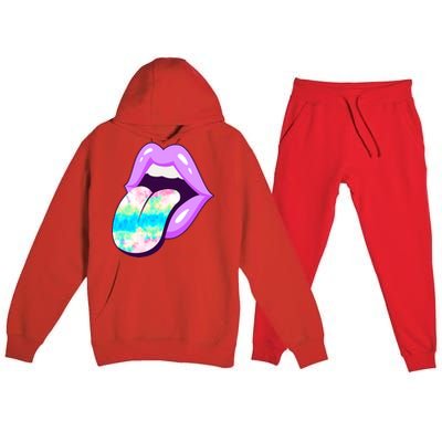 Lavender Lips Premium Hooded Sweatsuit Set