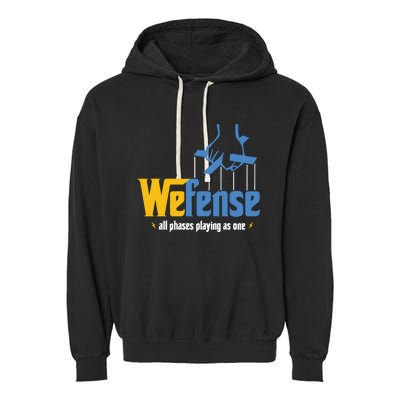 Los Angeles We Fense All Phrases Playing As One Garment-Dyed Fleece Hoodie