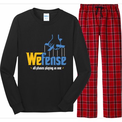 Los Angeles We Fense All Phrases Playing As One Long Sleeve Pajama Set