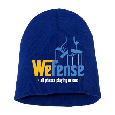 Los Angeles We Fense All Phrases Playing As One Short Acrylic Beanie