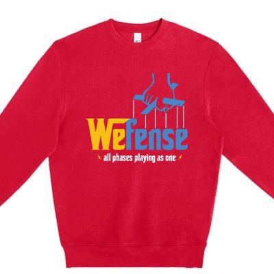 Los Angeles We Fense All Phrases Playing As One Premium Crewneck Sweatshirt