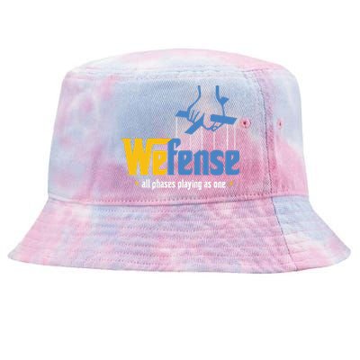 Los Angeles We Fense All Phrases Playing As One Tie-Dyed Bucket Hat