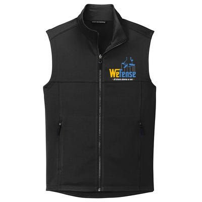 Los Angeles We Fense All Phrases Playing As One Collective Smooth Fleece Vest