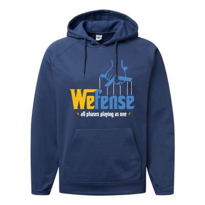 Los Angeles We Fense All Phrases Playing As One Performance Fleece Hoodie