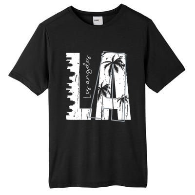 Los Angeles Women Graphic Tee California Print Tall Fusion ChromaSoft Performance T-Shirt