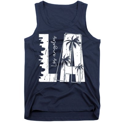 Los Angeles Women Graphic Tee California Print Tank Top