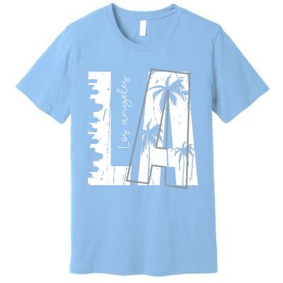 Los Angeles Women Graphic Tee California Print Premium T-Shirt