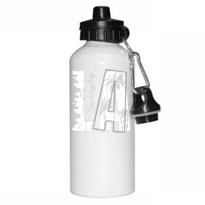 Los Angeles Women Graphic Tee California Print Aluminum Water Bottle