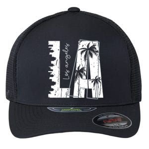 Los Angeles Women Graphic Tee Men California Print Flexfit Unipanel Trucker Cap