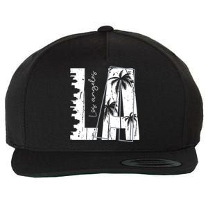 Los Angeles Women Graphic Tee Men California Print Wool Snapback Cap