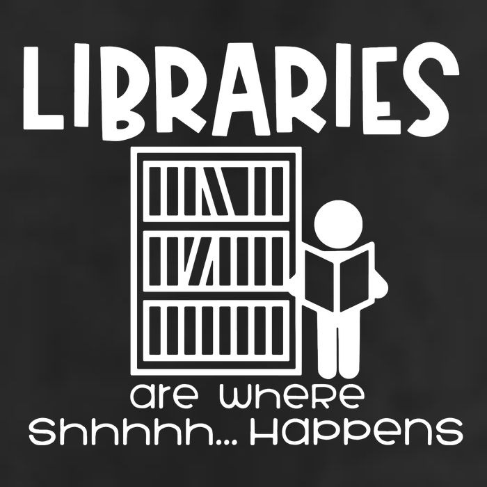 Libraries Are Where Shhhhh Happens 7 Panel Mesh Trucker Snapback Hat