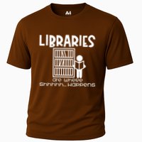 Libraries Are Where Shhhhh Happens Performance Shirt