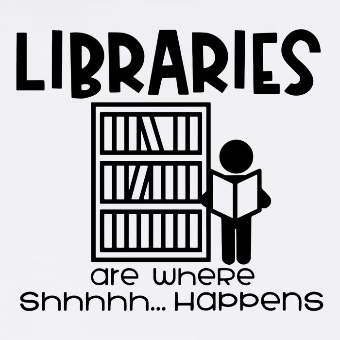 Libraries Are Where Shhhhh Happens Garment-Dyed Sweatshirt