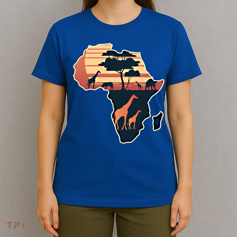 Love Africa With Africa Map In Pan African Gift T-Shirt