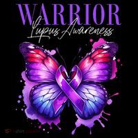 Lupus Awareness Warrior Survivor Purple Butterflies Backpack