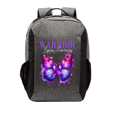 Lupus Awareness Warrior Survivor Purple Butterflies Vector Backpack