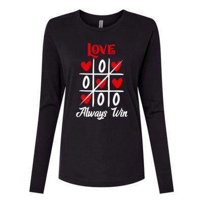 Love Always Win Meaningful Gift Womens Cotton Relaxed Long Sleeve T-Shirt