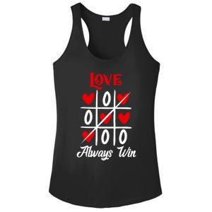 Love Always Win Meaningful Gift Ladies PosiCharge Competitor Racerback Tank