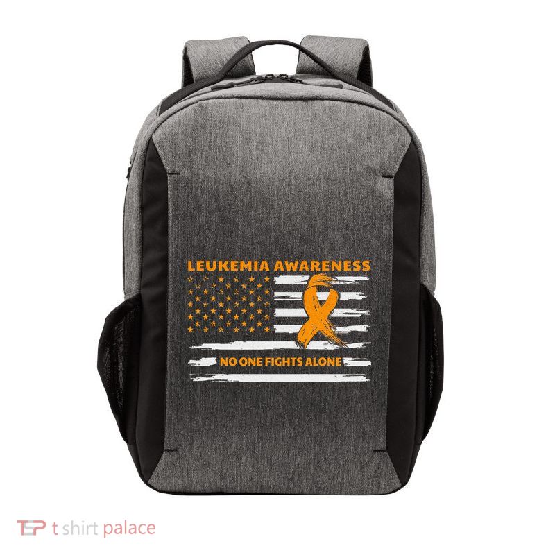 Leukemia Awareness We Fight Cancer Together Cure Leukemia Vector Backpack