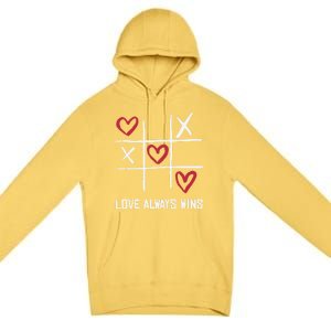 Love Always Win Gift Premium Pullover Hoodie