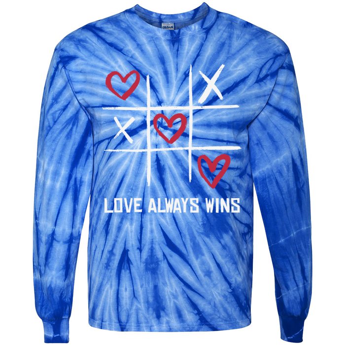 Love Always Win Gift Tie-Dye Long Sleeve Shirt