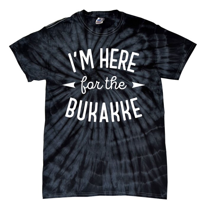 L.U.D.W.Ig. Ahgren Wearing Im Here For The Bukakke Tie-Dye T-Shirt