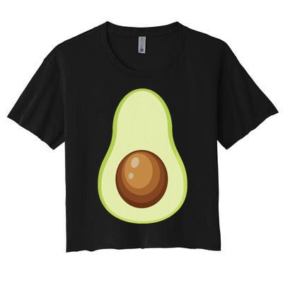 Love Avocado Women Avocado Lovers For And Girl Women's Crop Top Tee