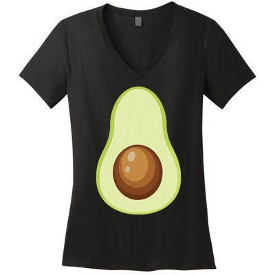 Love Avocado Women Avocado Lovers For And Girl Women's V-Neck T-Shirt