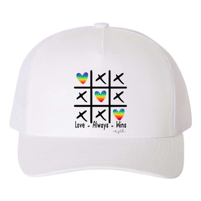 Love Always Wins Rainbow Shoelover99 Merch Ophelia Nichols Yupoong Adult 5-Panel Trucker Hat