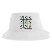 Love Always Wins Rainbow Shoelover99 Merch Ophelia Nichols Sustainable Bucket Hat